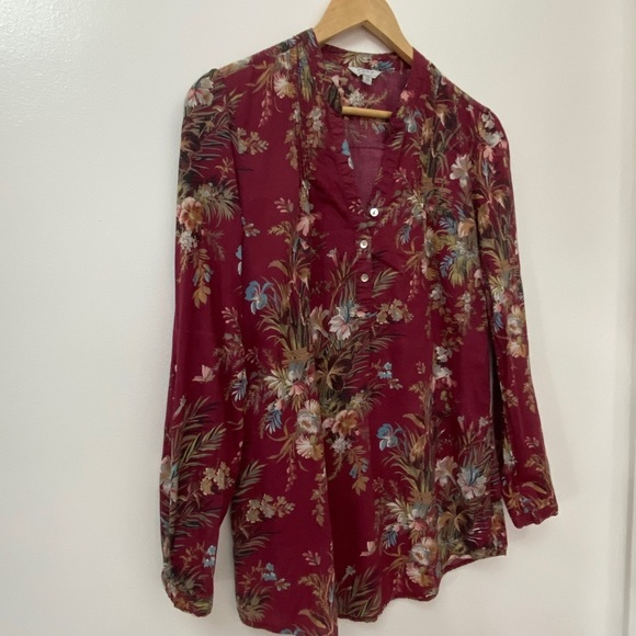 Pure by Alfred Sung Print Shirt - Picture 3 of 6